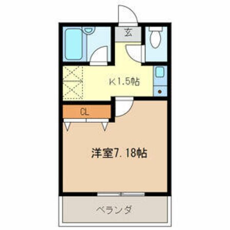 川越駅 徒歩14分 3階の物件間取画像